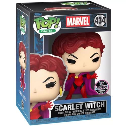 Funko Pop! Scarlet Witch #434 Marvel Digital Vinyl Figure Box