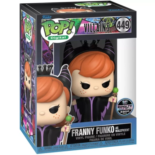 Funko Pop! Franny Funko as Maleficent #449 Disney Villains Box