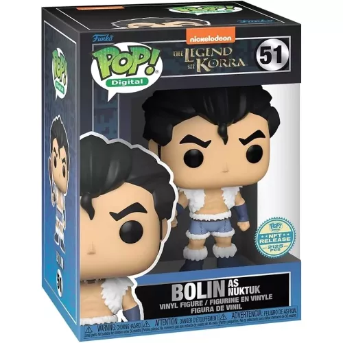 Funko Pop! Bolin as Nuktuk #51 Nickelodeon The Legend of Korra Box