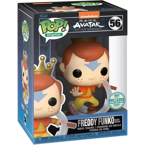 Funko Pop! Freddy Funko in Aang Costume #56 Nickelodeon Avatar The Last Airbender Box