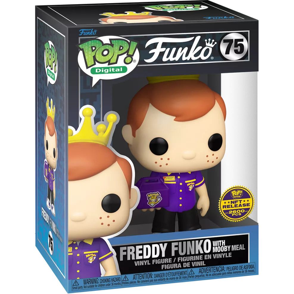 Freddy Funko with Mooby Meal Box