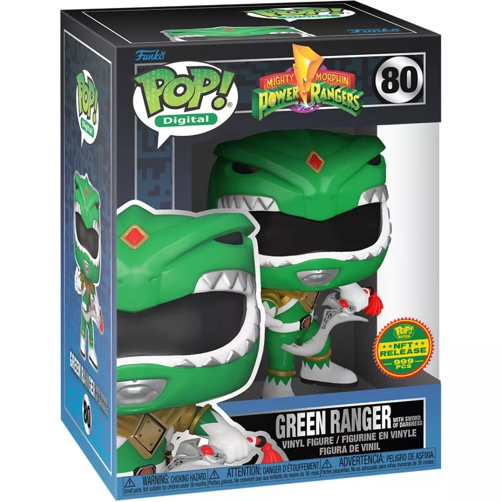 Green Ranger with Sword of Darkness Box