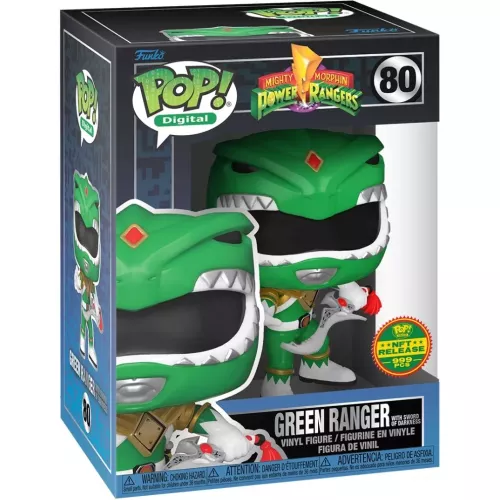 Funko Pop! Green Ranger with Sword of Darkness #80 Box