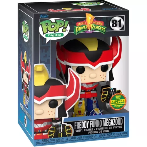Funko Pop! Freddy Funko Megazord #81 Mighty Morphin Power Rangers Box
