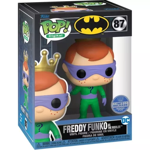 Funko Pop! Freddy Funko as The Riddler #87 Batman Digital Box