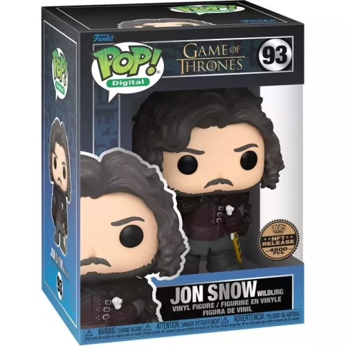 Funko Pop! Jon Snow Wildling #93 Game of Thrones Digital Box