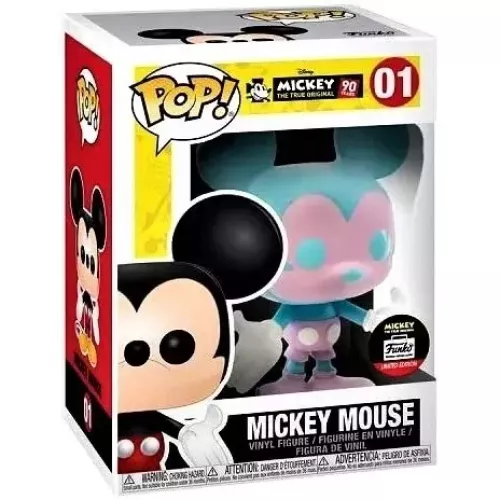 Funko Pop! Mickey Mouse #01 Blue & Purple Disney Mickey The True Original 90 Years Box