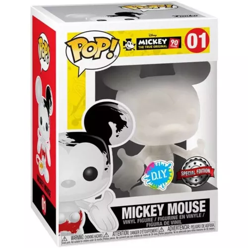 Funko Pop! Mickey Mouse #01 D.I.Y. Disney Mickey The True Original 90 Years Box