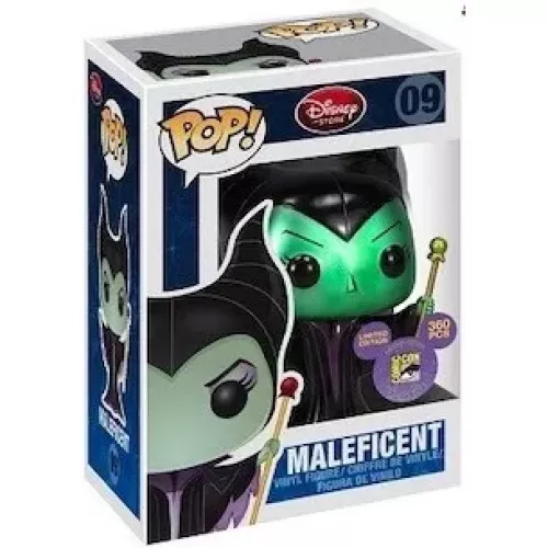 Funko Pop! Maleficent #09 9 Inch Metallic Disney Store Box
