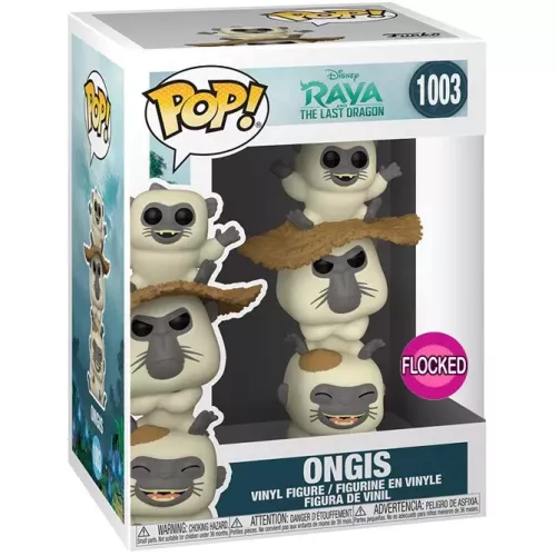 Funko Pop! Ongis #1003 Flocked Disney Raya and The Last Dragon Box
