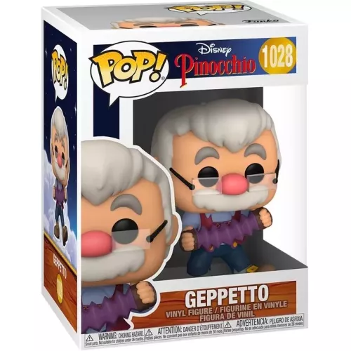 Funko Pop! Geppetto #1028 Disney Pinocchio Vinyl Figure Box
