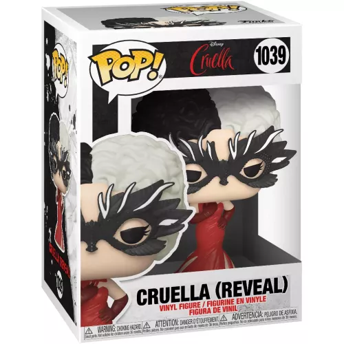 Funko Pop! Cruella (Reveal) #1039 Disney Cruella Vinyl Figure Box