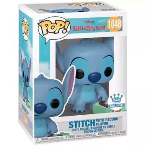 Funko Pop! Stitch with Record Player #1048 Disney Lilo & Stitch Box