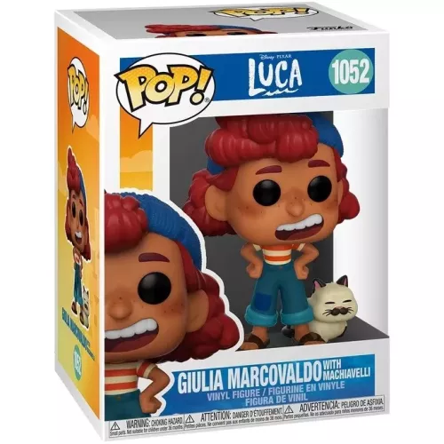 Funko Pop! Giulia Marcovaldo with Machiavelli #1052 Box