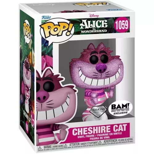 Funko Pop! Cheshire Cat #1059 Diamond Collection Disney Alice in Wonderland Box