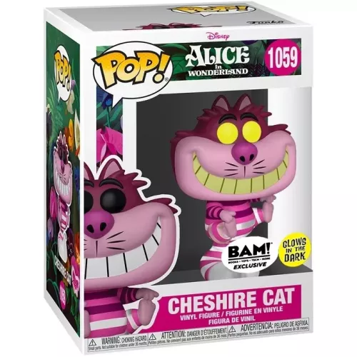 Funko Pop! Cheshire Cat #1059 Glows in the Dark Disney Alice in Wonderland Box