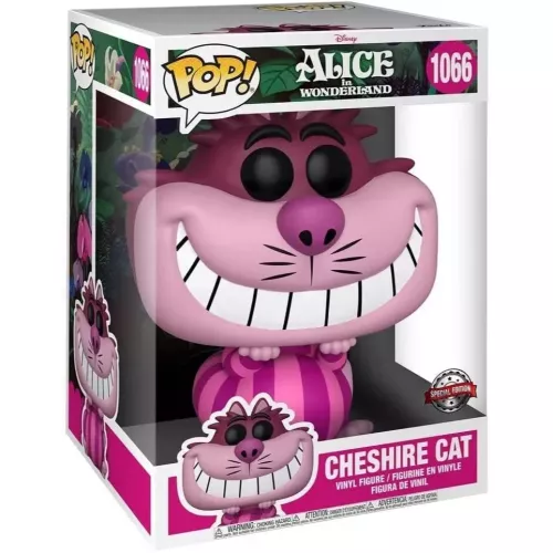 Funko Pop! Cheshire Cat #1066 10 Inch Disney Alice in Wonderland Box