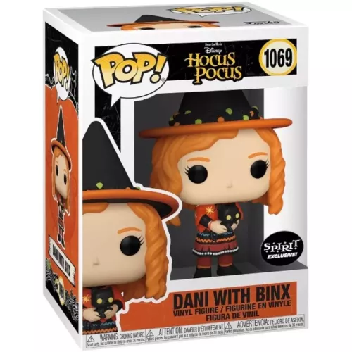 Funko Pop! Dani with Binx #1069 From the Movie Disney Hocus Pocus Box