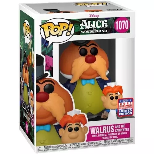 Funko Pop! Walrus and the Carpenter #1070 Disney Alice in Wonderland Box