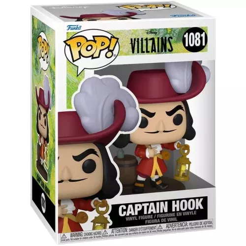 Funko Pop! Captain Hook #1081 Disney Villains Vinyl Figure Box