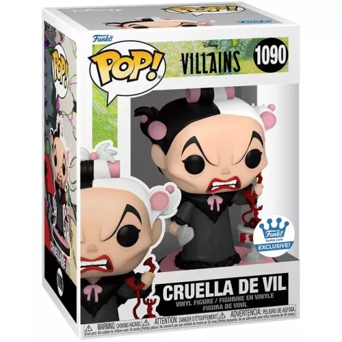 Funko Pop! Cruella De Vil #1090 in Curlers Disney Villains Box