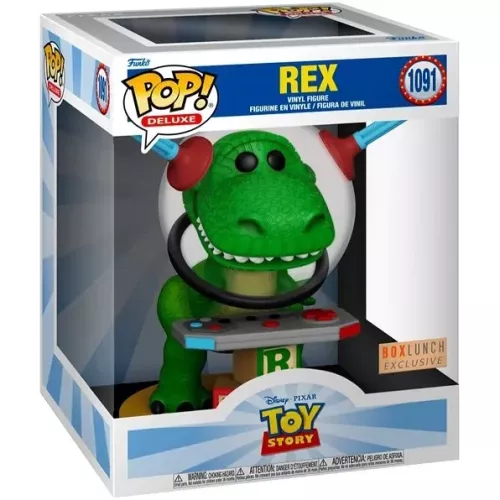 Funko Pop! Rex #1091 Space Helmet Disney Pixar Toy Story Box