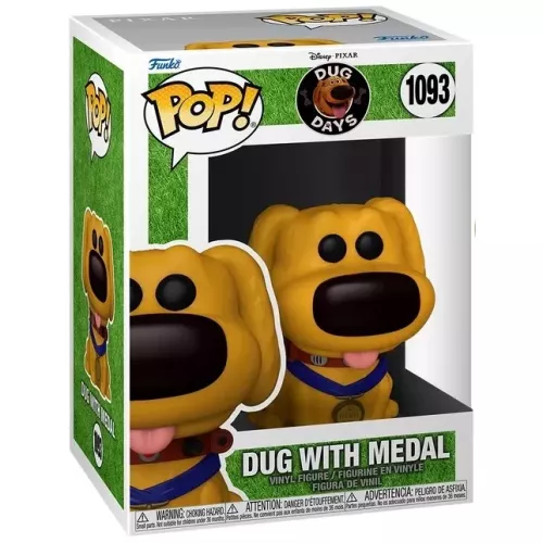 Funko Pop! Dug with Medal #1093 Disney Pixar Dug Days Box