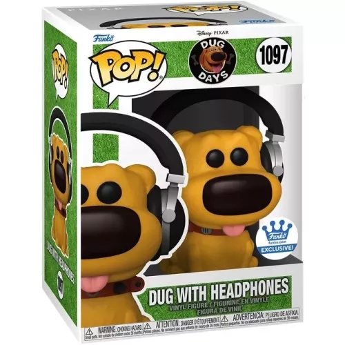Funko Pop! Dug with Headphones #1097 Disney Pixar Dug Days Box