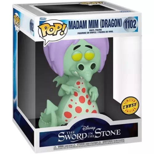 Funko Pop! Madam Mim (Dragon) #1102 6 Inch Chase Disney The Sword in the Stone Box