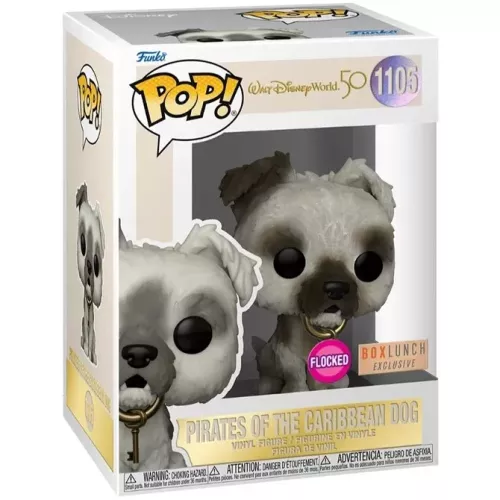 Funko Pop! Pirates of the Caribbean Dog #1105 Flocked Box