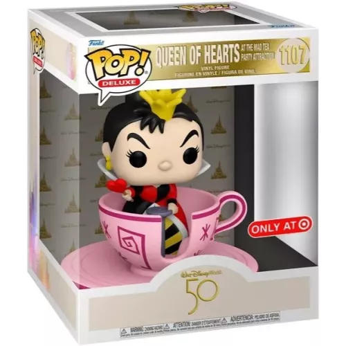 Funko Pop! Queen of Hearts at the Mad Tea Party Attraction #1107 Box