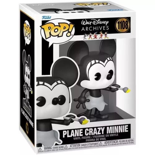 Funko Pop! Plane Crazy Minnie #1108 Walt Disney Archives Box