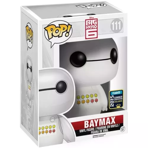Funko Pop! Baymax #111 Emoticon 6 Inch Disney Big Hero 6 Box