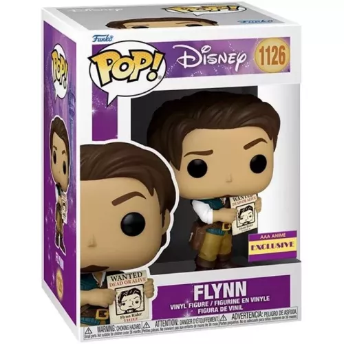 Funko Pop! Flynn #1126 with Poster Disney Vinyl Figure Box