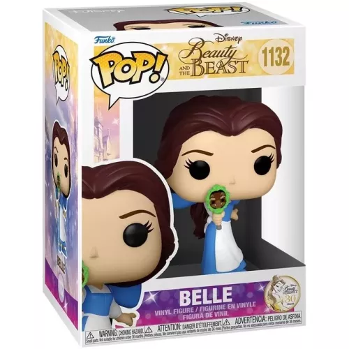Funko Pop! Belle #1132 with Mirror Disney Beauty and the Beast Box