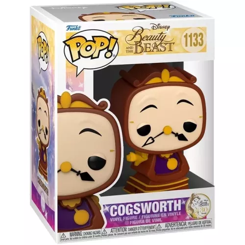 Funko Pop! Cogsworth #1133 Sassy Disney Beauty and the Beast Box