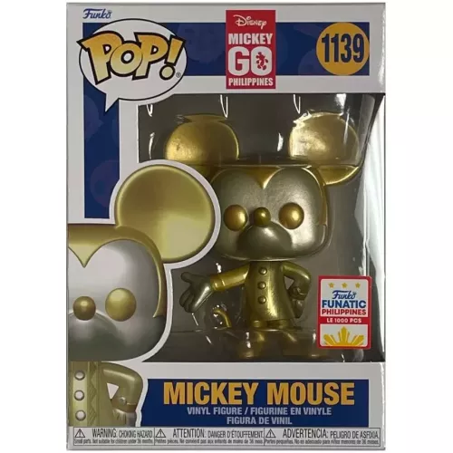 Funko Pop! Mickey Mouse #1139 Gold Disney Mickey Go Philippines Box
