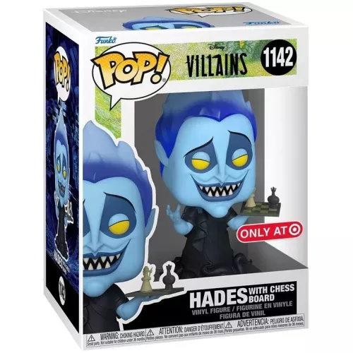 Funko Pop! Hades with Chess Board #1142 Disney Villains Box