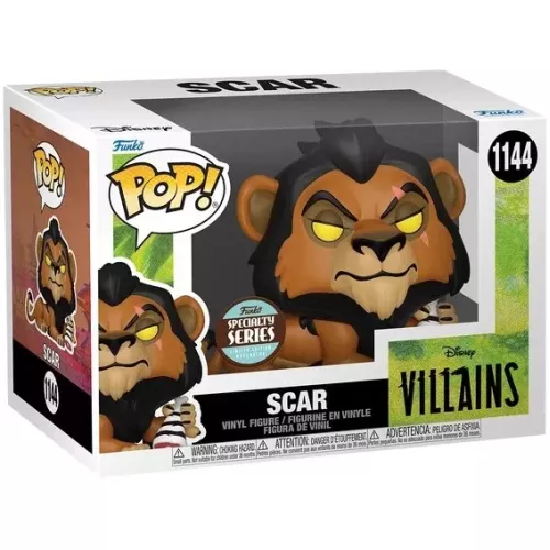 Funko Pop! Scar #1144 with Meat Disney Villains Vinyl Figure Box