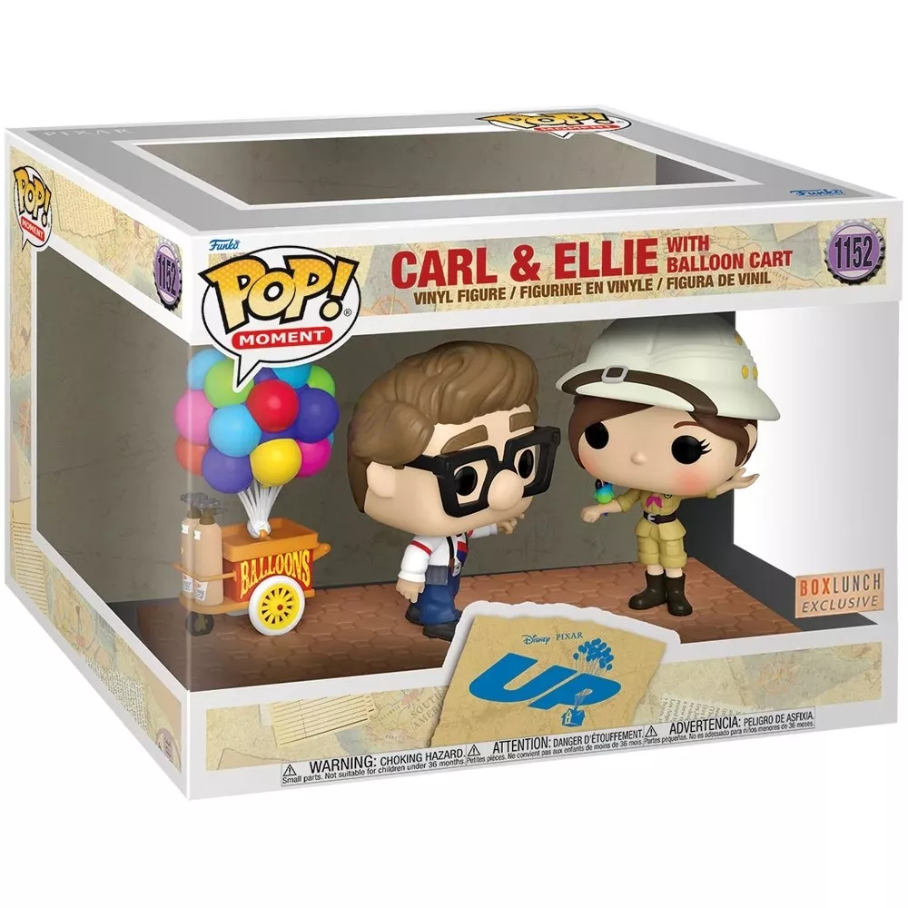 Carl & Ellie with Balloon Cart Box