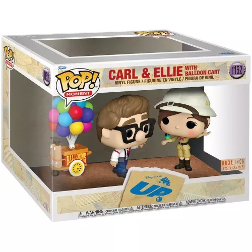 Funko Pop! Carl & Ellie with Balloon Cart #1152 Disney Pixar Up Box