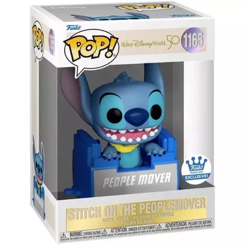 Funko Pop! Stitch on the Peoplemover #1165 Walt Disney World. 50 Box