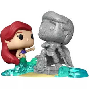 Ariel with Eric Statue