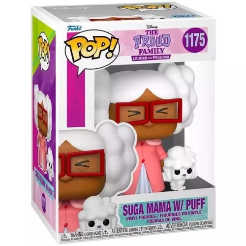 Funko Pop! Suga Mama W/ Puff #1175 Disney The Proud Family Louder and Prouder Box