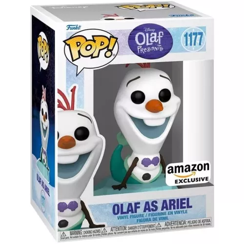 Funko Pop! Olaf as Ariel #1177 Disney Olaf Presents Box