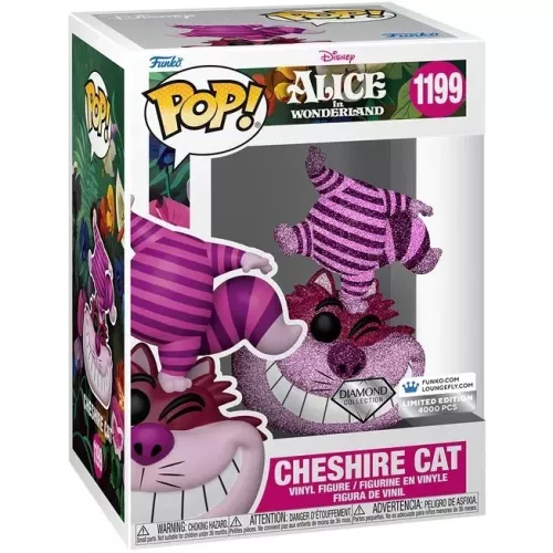 Funko Pop! Cheshire Cat #1199 Standing on Head Diamond Collection Box