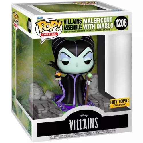 Funko Pop! Villains Assemble: Maleficent with Diablo #1206 Box