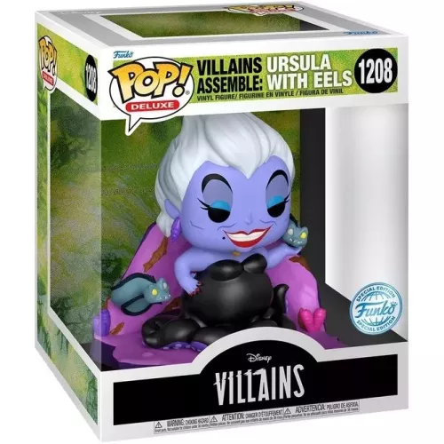 Funko Pop! Villains Assemble: Ursula with Eels #1208 Box