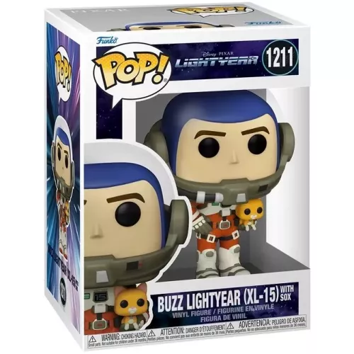 Funko Pop! Buzz Lightyear (XL-15) with Sox #1211 Disney Pixar Lightyear Box