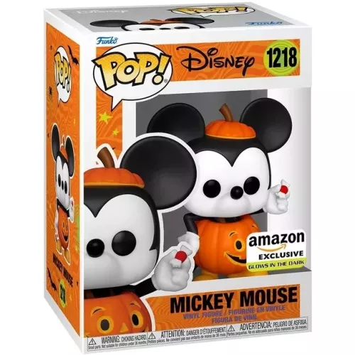 Funko Pop! Mickey Mouse #1218 Pumpkin Glows in the Dark Box